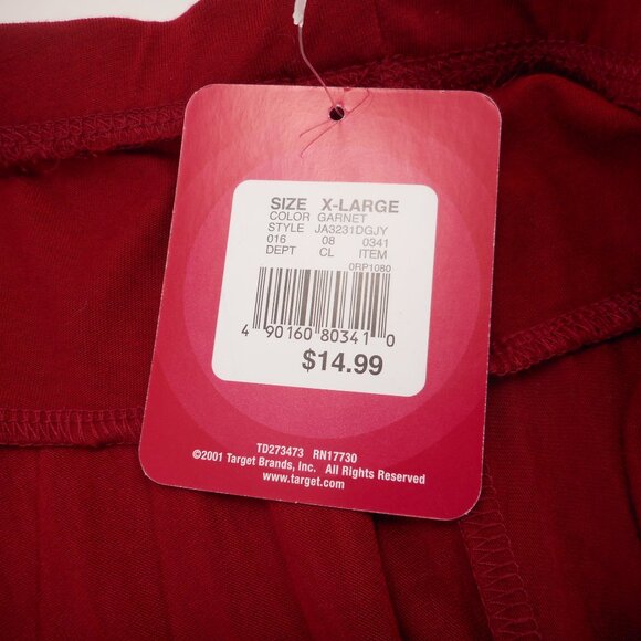 Vintage Y2K Xhilaration Women's XL Lot of 2 Skirts Red Black NWT Pull-on - Picture 12 of 13